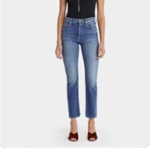 MOTHER High Rise Blue Jeans